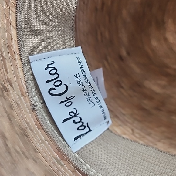 LOC Palma Raffia Wide Brim Fedora - Picture 7 of 7